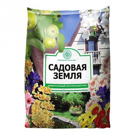Биогрунт на основе биогумуса Садовая земля 25л